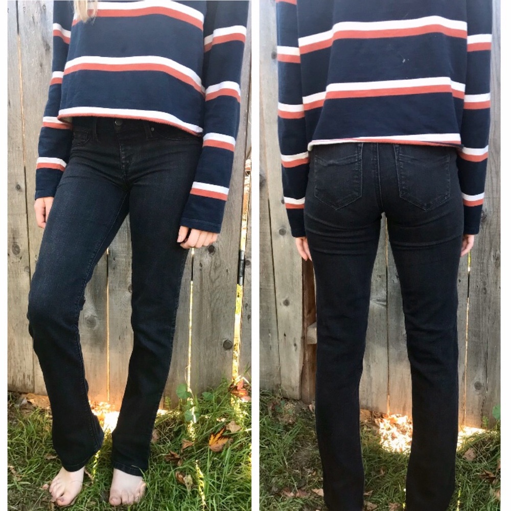 Black Baby Bell Bar III Stretchy Jeans